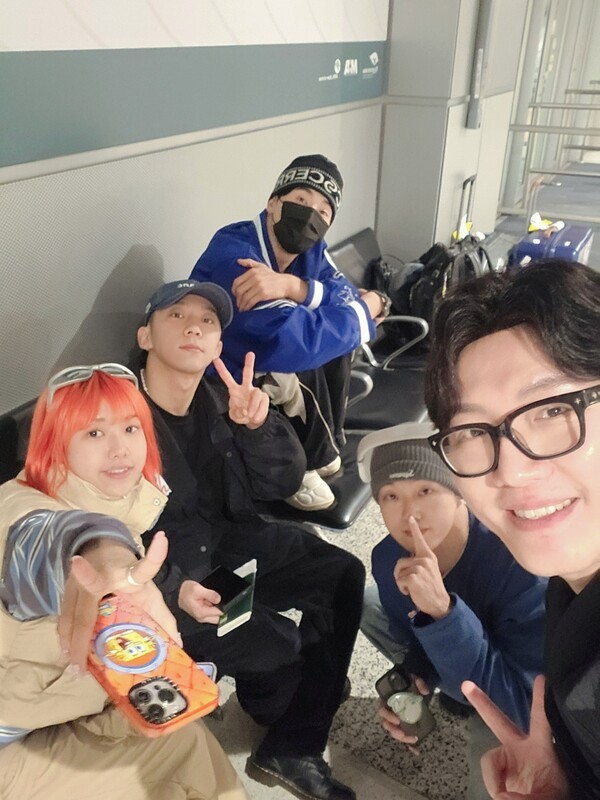 (좌측부터) 글로벌 인플루언서 케지민 · 진조크루 베로·윙·옥토퍼스, 진콘 주성균 대표